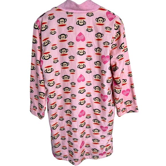Paul Frank 10/12 “The Monkey” Bath Wrap/Robe Pink - Picture 2 of 7